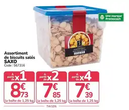 Promocash SAXO Assortiment biscuits salés offre