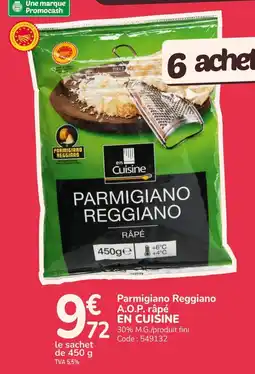 Promocash en Cuisine Parmigiano Reggiano offre