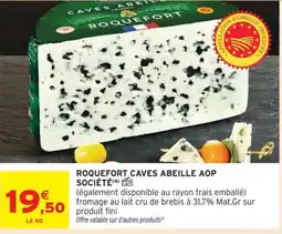Intermarché ROQUEFORT CAVES ABEILLE offre