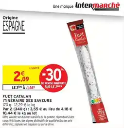 Intermarché Fuet Catalan offre