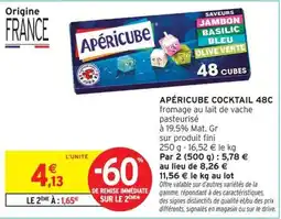 Intermarché APÉRICUBE offre