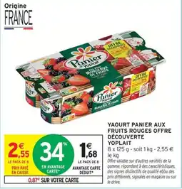 Intermarché Yoplait Panier aux fruits rouges offre