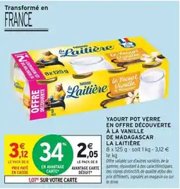 Intermarché la Laitière Yaourt Vanille offre