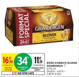 Intermarché GRIMBERGEN BLONDE offre