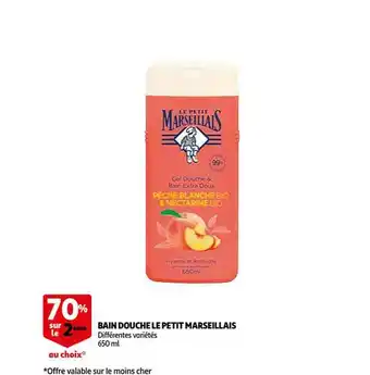Auchan Bain Douche Le Petit Marseillais offre