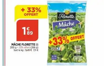 Bi1 Mâche Florette offre