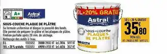 Brico Cash Sous-couche Plaque De Plâtre Astral offre