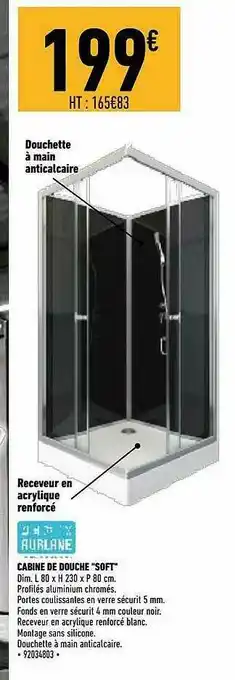 Brico Cash Cabine De Douche offre