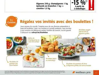 Colruyt Boulettes offre