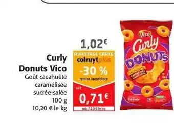 Colruyt Curly Donuts Vico offre