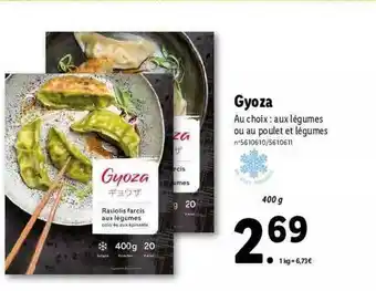 Lidl Gyoza offre