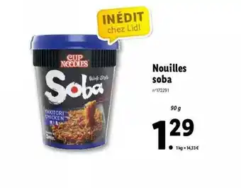 Lidl Nouilles Soba offre
