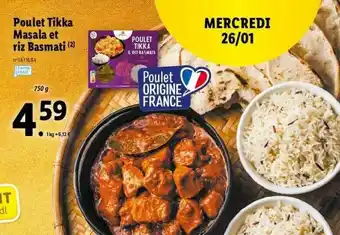 Lidl Poulet Tikka Masala Et Riz Basmati offre
