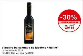Monoprix Vinaigre Balsamique De Modène offre