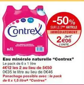 Monoprix Eau Minérale Naturelle offre
