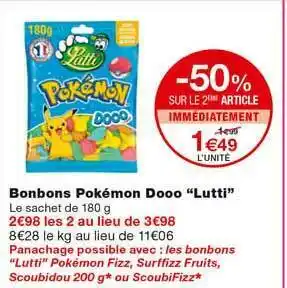Bonbons Pokémon Dooo