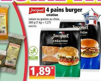Norma 4 Pains Burger offre
