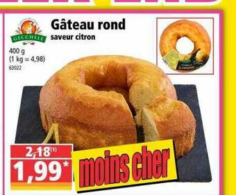 Norma Gâteau Rond offre