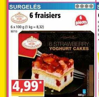 Norma 6 Fraisiers offre