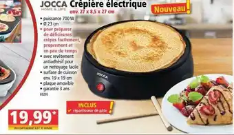 Norma Jocca Crêpiere Electrique offre