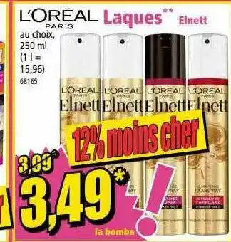 Norma Laques Elnett L'oréal offre