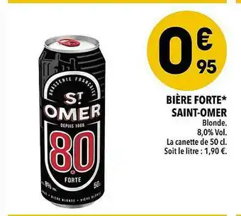 Bière Forte Saint-omer