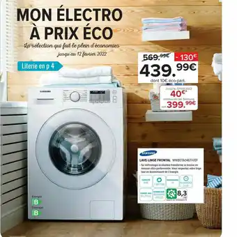 Gitem Lave-linge Frontal Samsung offre