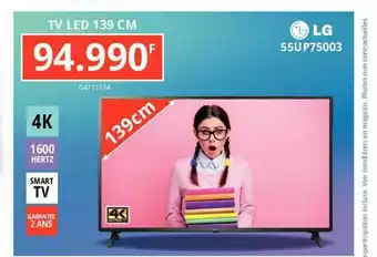 Gitem Tv Led 139 Cm Lg offre