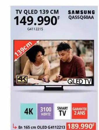 Gitem Tv Qled 139 Cm Samsung offre