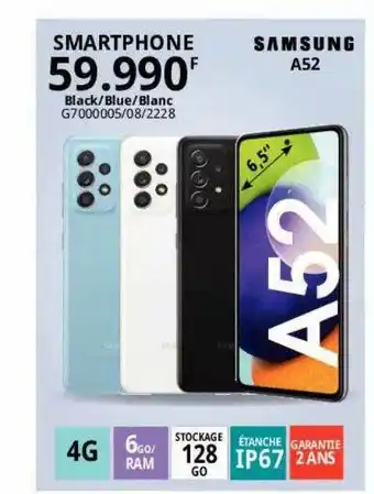 Gitem Smartphone A52 Samsung offre