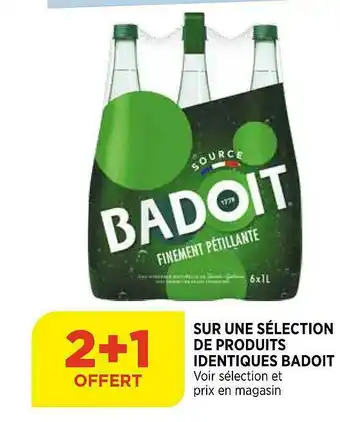 Sur Une Sélection De Produits Identiques Badoit