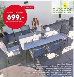 Möbel Martin outdoor Ensemble Dining offre