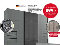 Möbel Martin Armoire à portes coulissantes offre