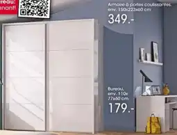 Möbel Martin Armoire à portes coulissantes offre