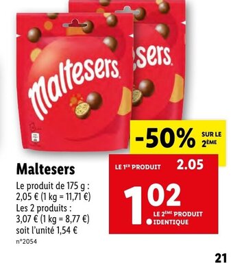 Lidl Maltesers offre