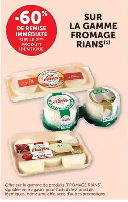 Super U Rians Fromage offre