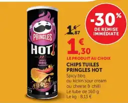 Hyper U PRINGLES HOT offre