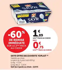 Super U Yoplait SKYR offre