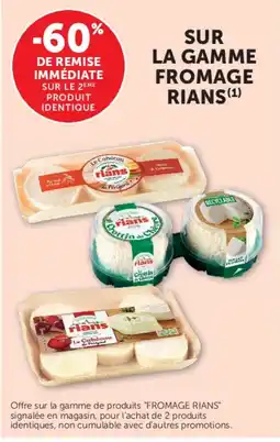 Hyper U Rians fromage offre