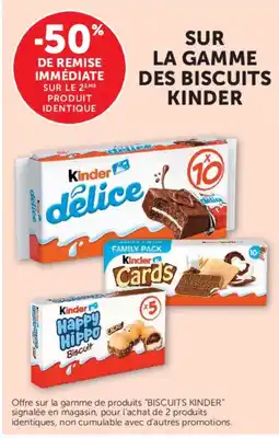 Hyper U Kinder Biscuits offre