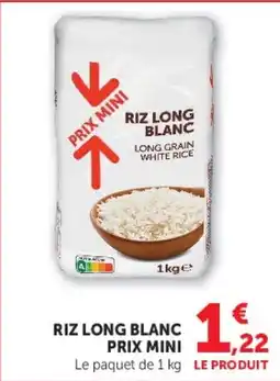 Super U RIZ LONG BLANC offre