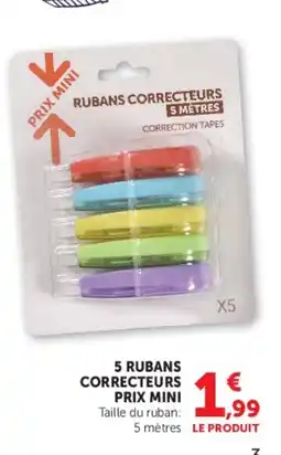 Hyper U RUBANS CORRECTEURS offre