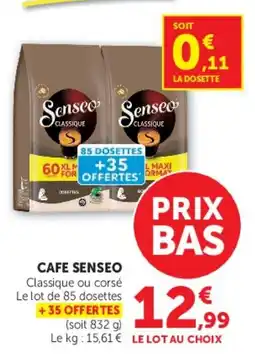 Super U Senseo Cafe offre