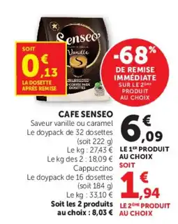 Super U Senseo Caffè offre