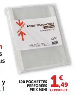 Hyper U POCHEETTES PERFOREES offre