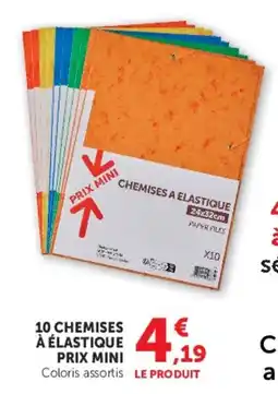Hyper U CHEMISES A ELASTIQUE offre
