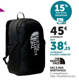 Hyper U THE NORTH FACE SAC À DOS NORTHFACE offre