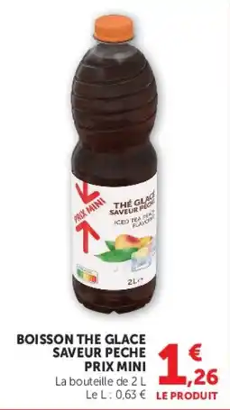 Hyper U THE GLACE BOISSON SAVEUR PECHE offre