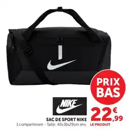 Hyper U NIKE SAC DE SPORT offre