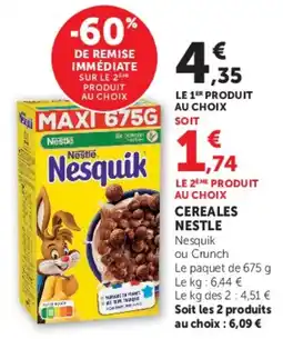 Hyper U Nestle Nesquik offre